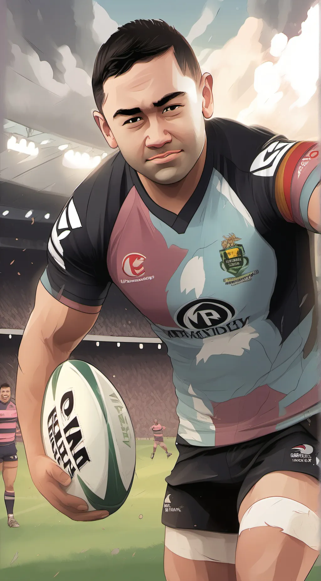 ai character: Justin master  background