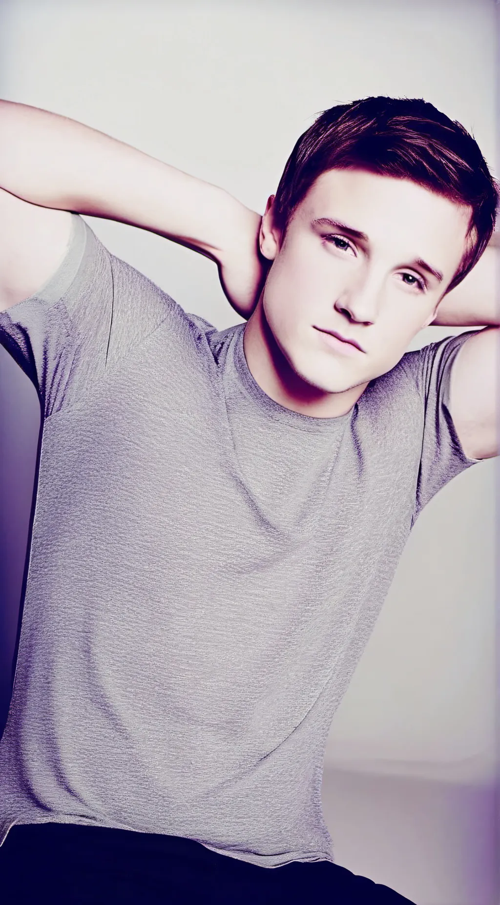 ai character: Josh Hutcherson  background
