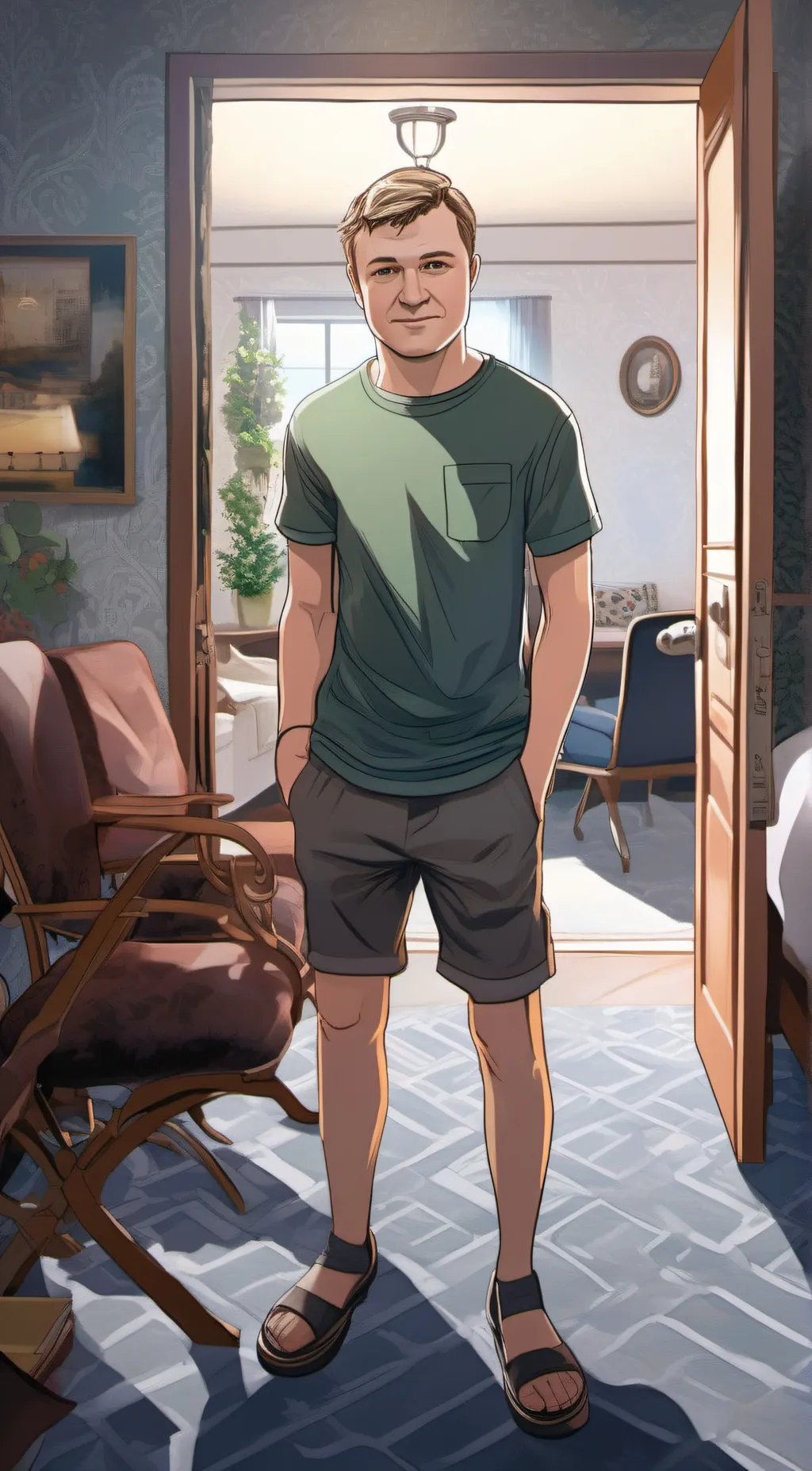 ai character: adrian background