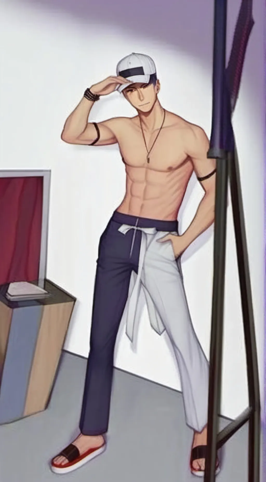 ai character: Bakugo background