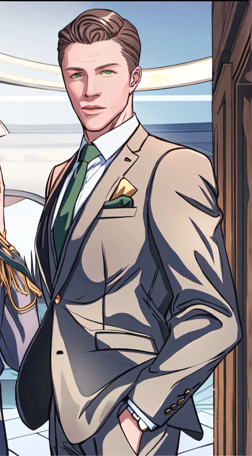 ai character: Fletcher  background