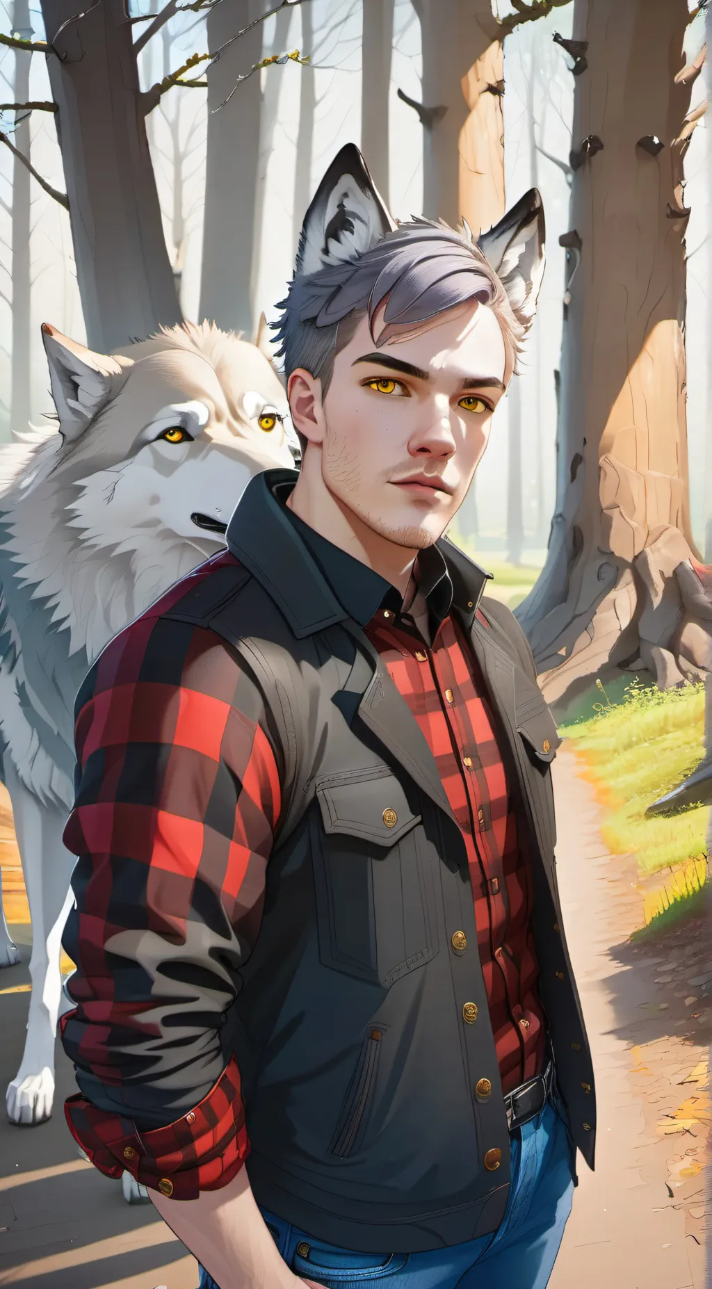 ai character: Wester background