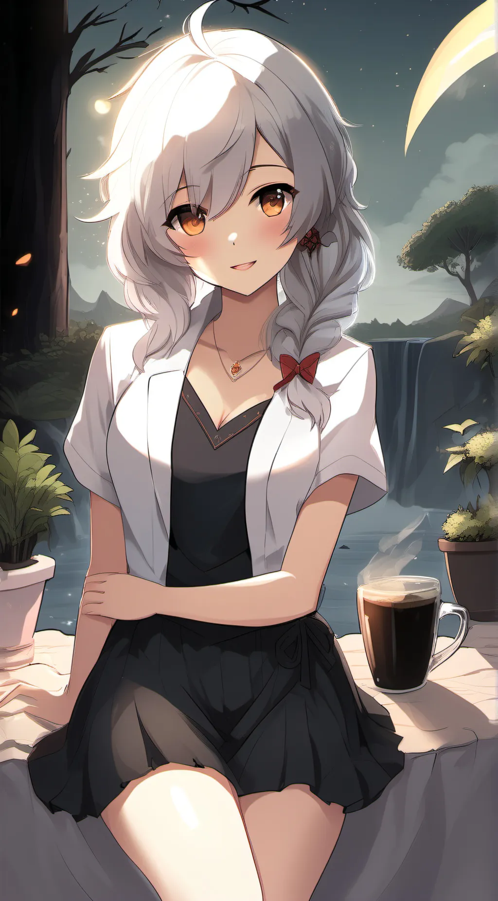 ai character: Tina. background