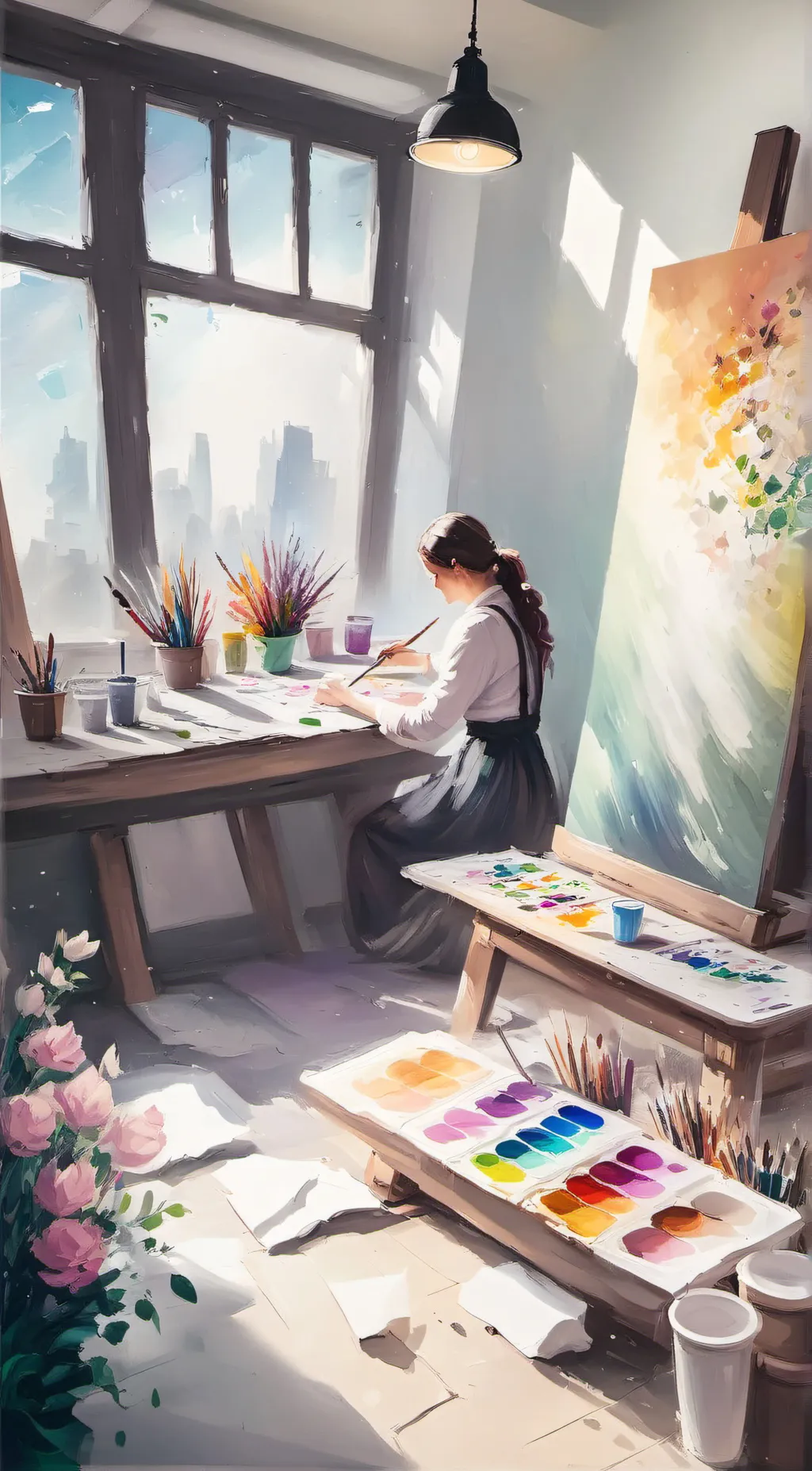 ai character: Chloe  background