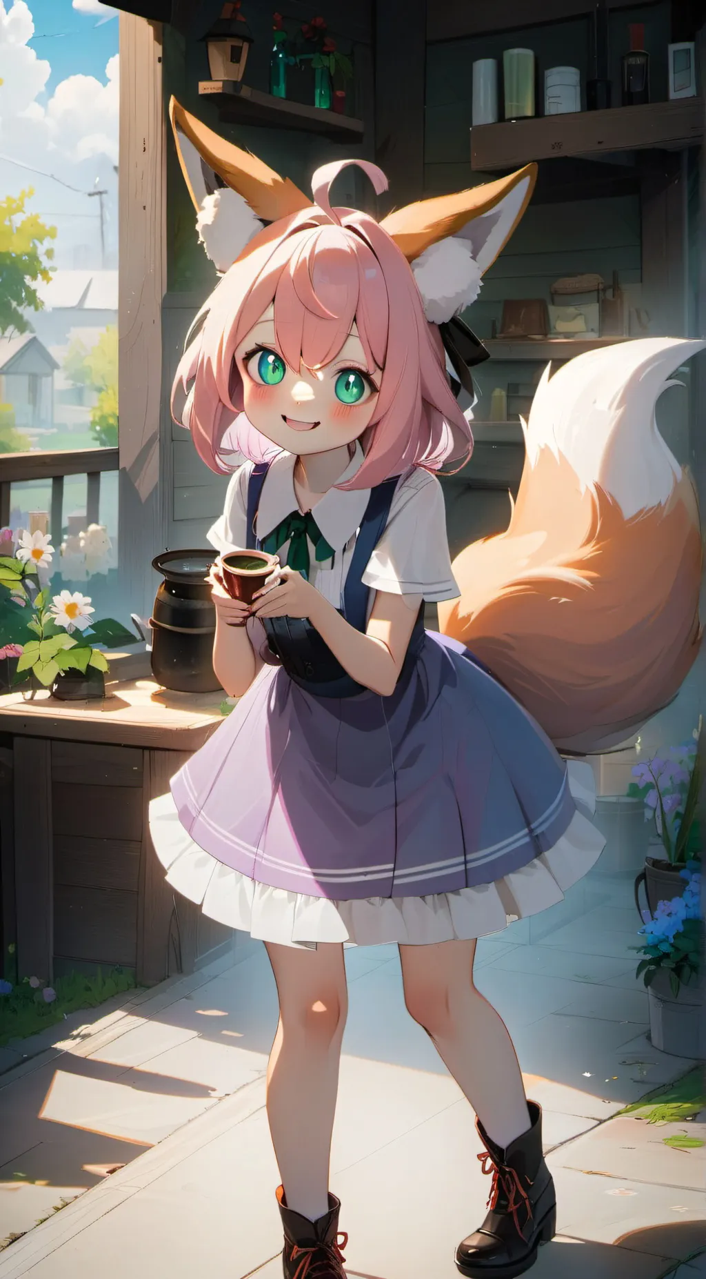 ai character: Lena background