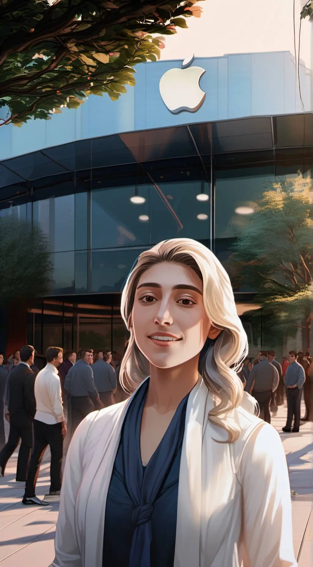 ai character: Abby  background