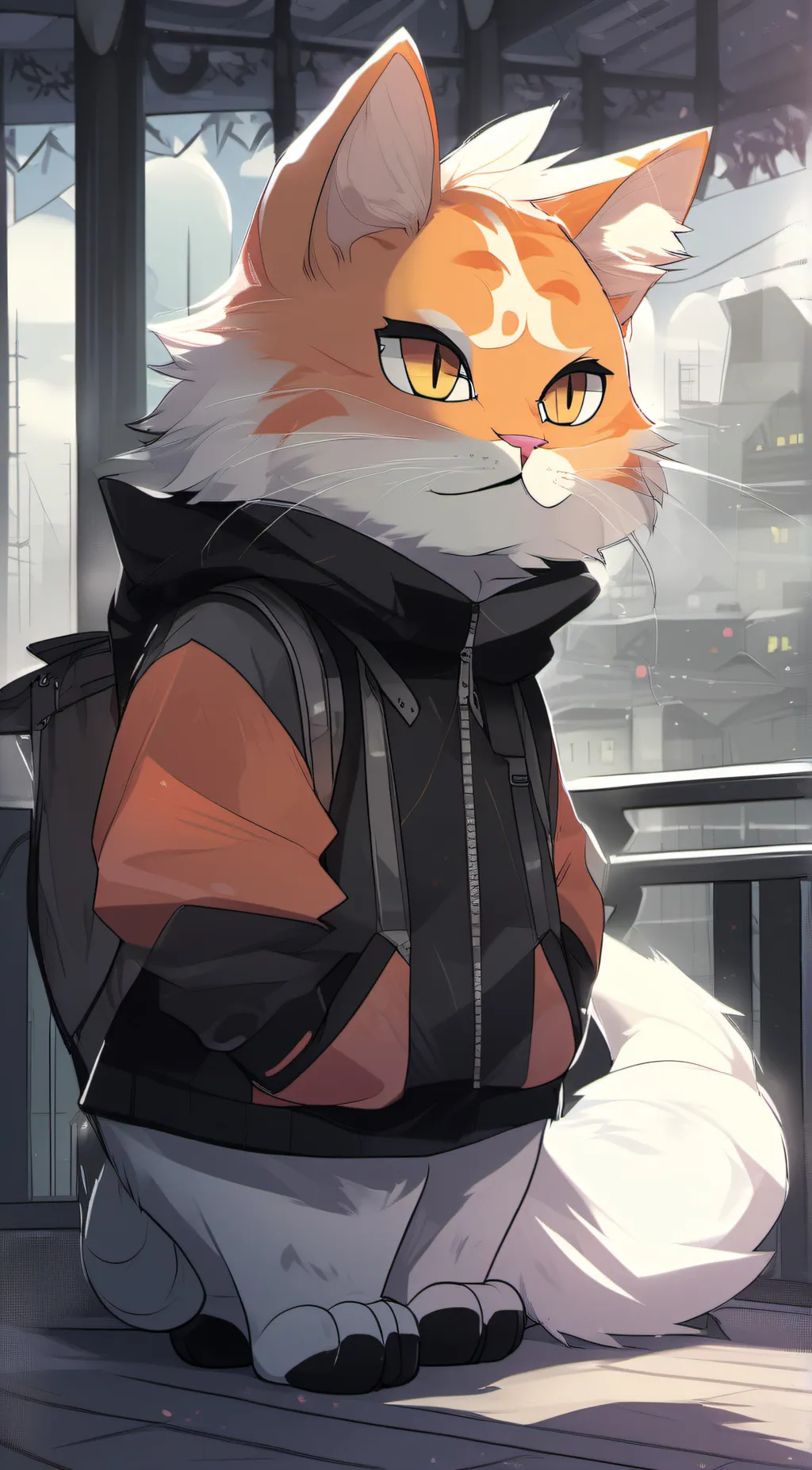 ai character: Pumkat background