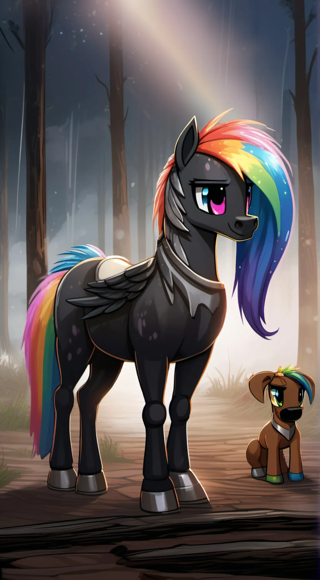 Talkie AI - Chat with clone rainbow pony