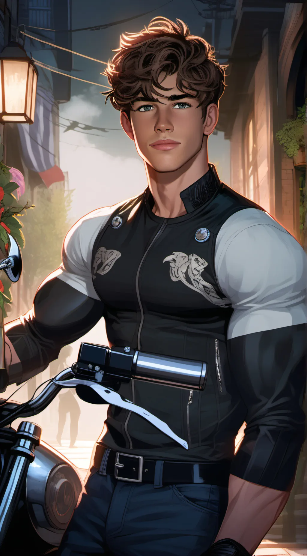 ai character: Mattheo Bianca background