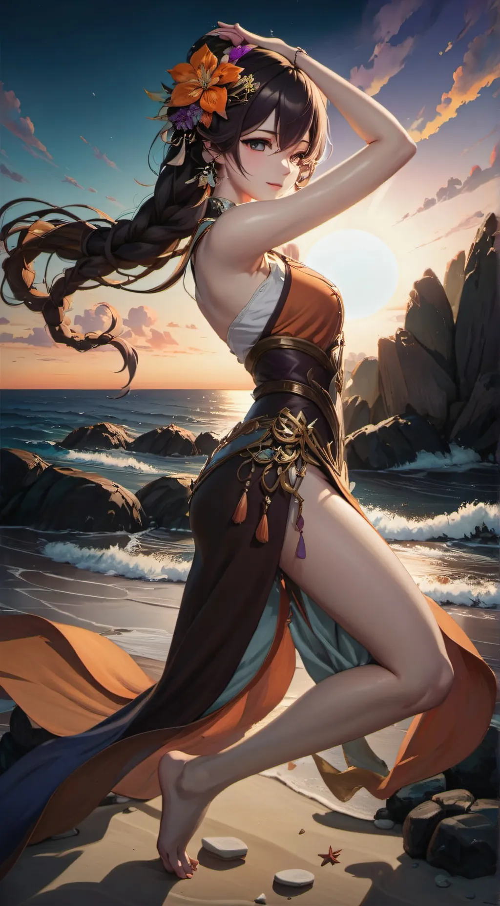 ai character: Aria background