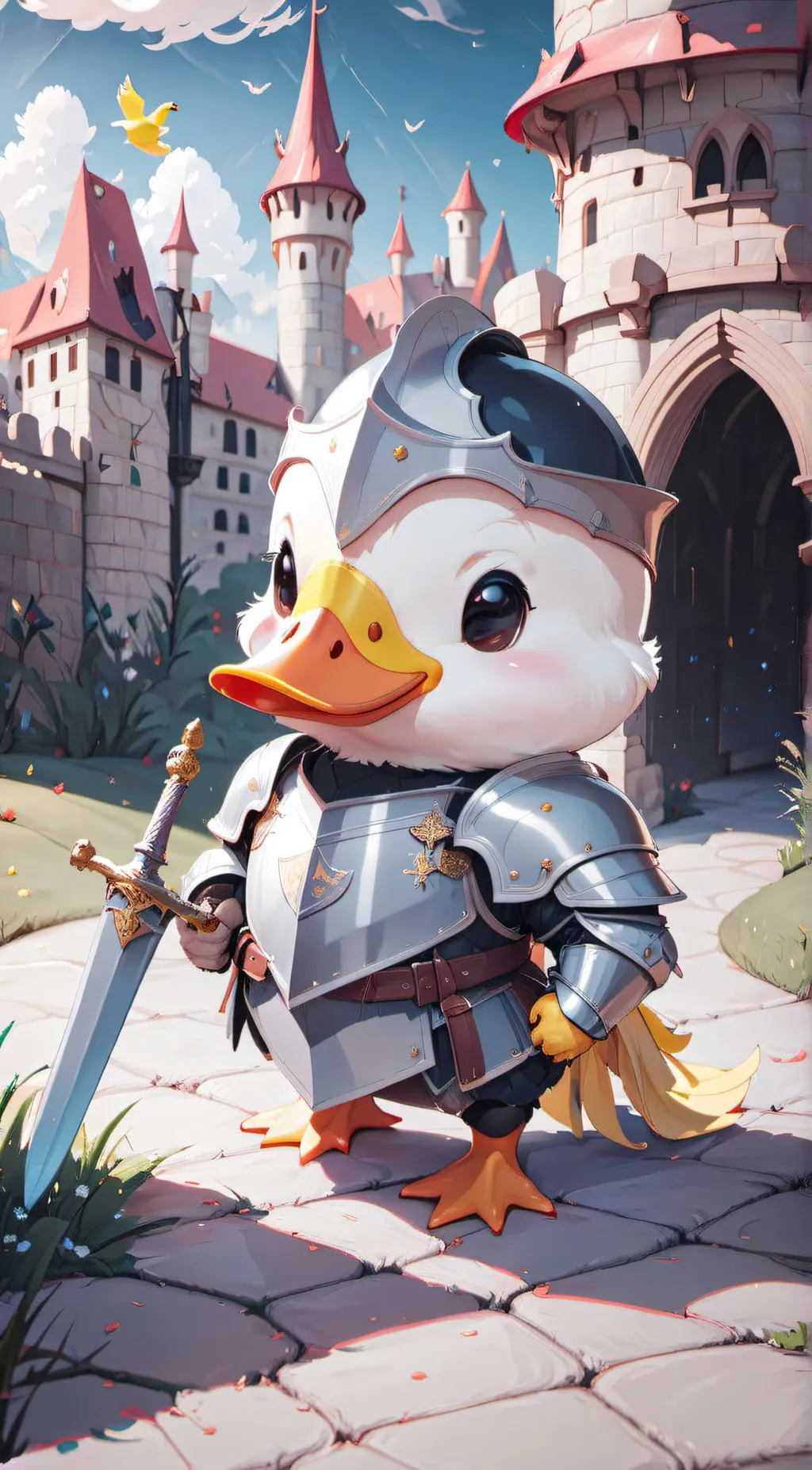 ai character: Mighty Duck background