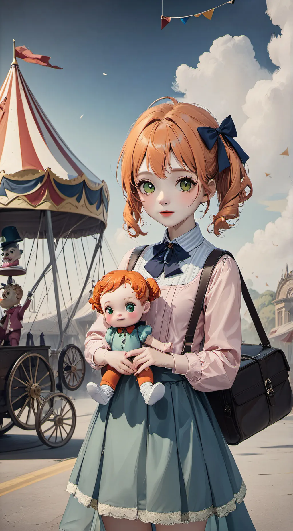 ai character: Elizabeth Afton background