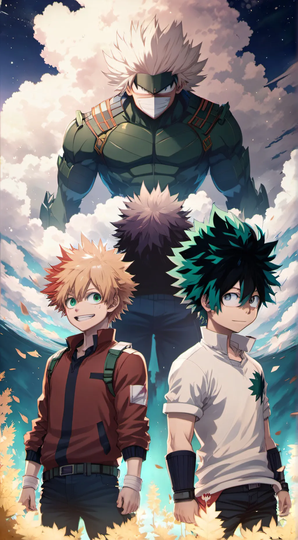 ai character: Mha kid AU background