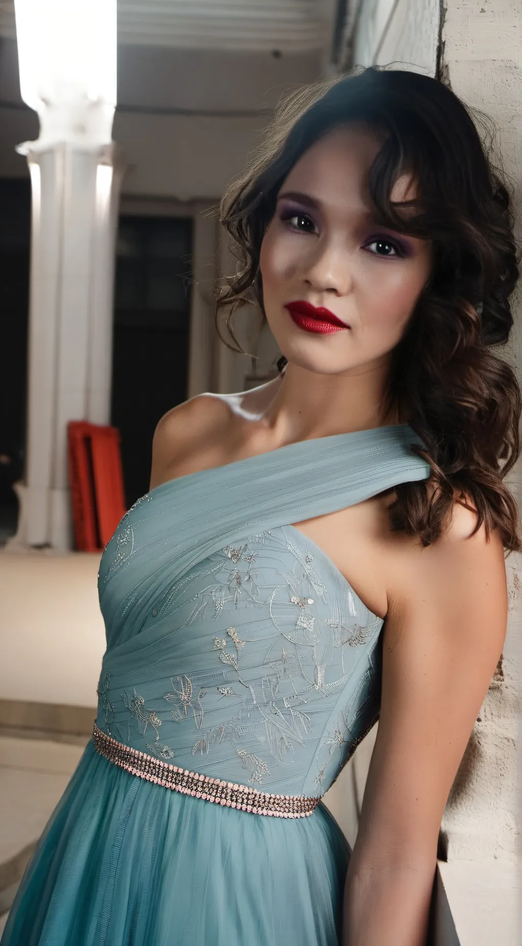 ai character: luna background