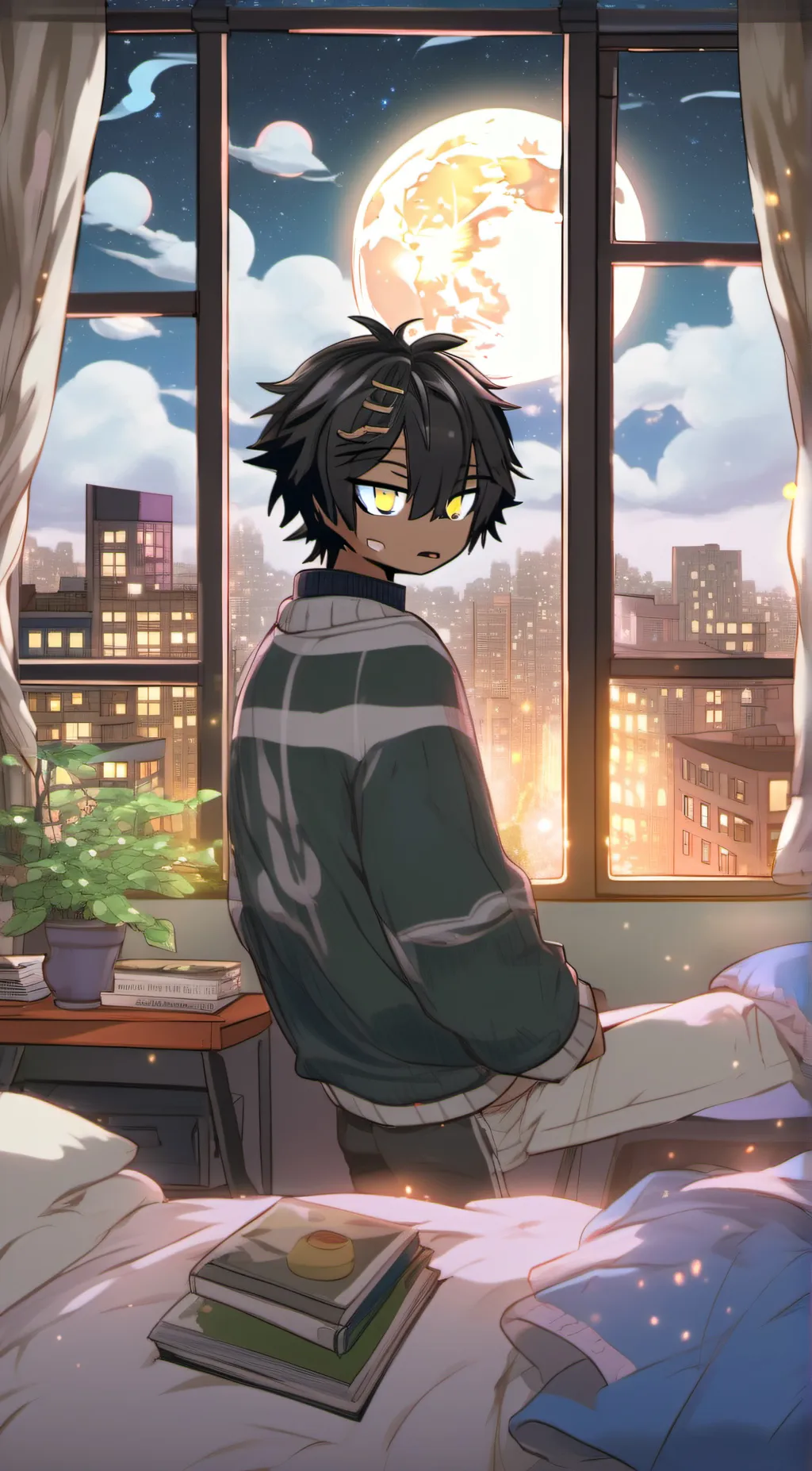 ai character: Careen  background