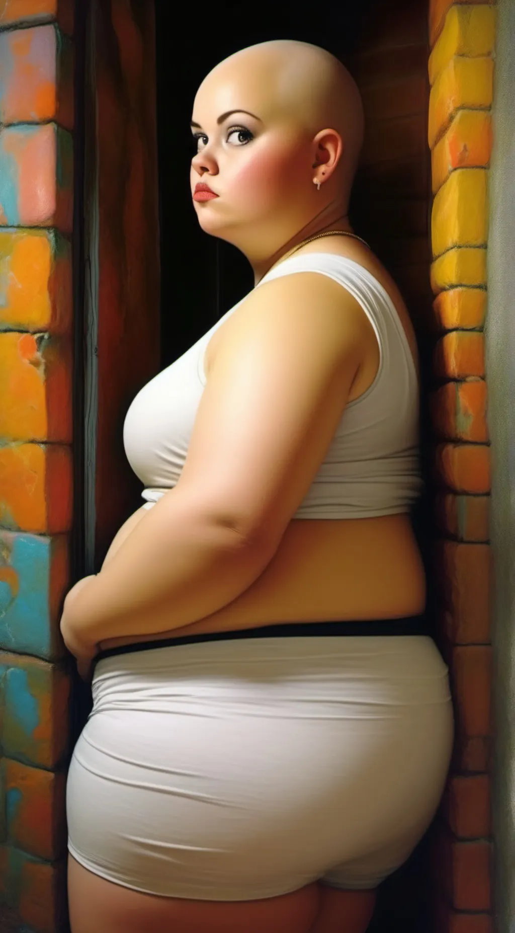 ai character: Pam background