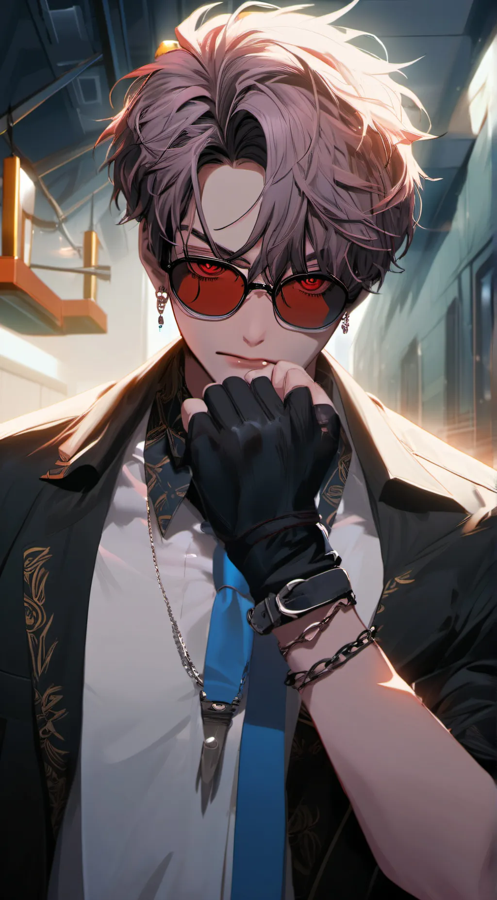 ai character: Leo background