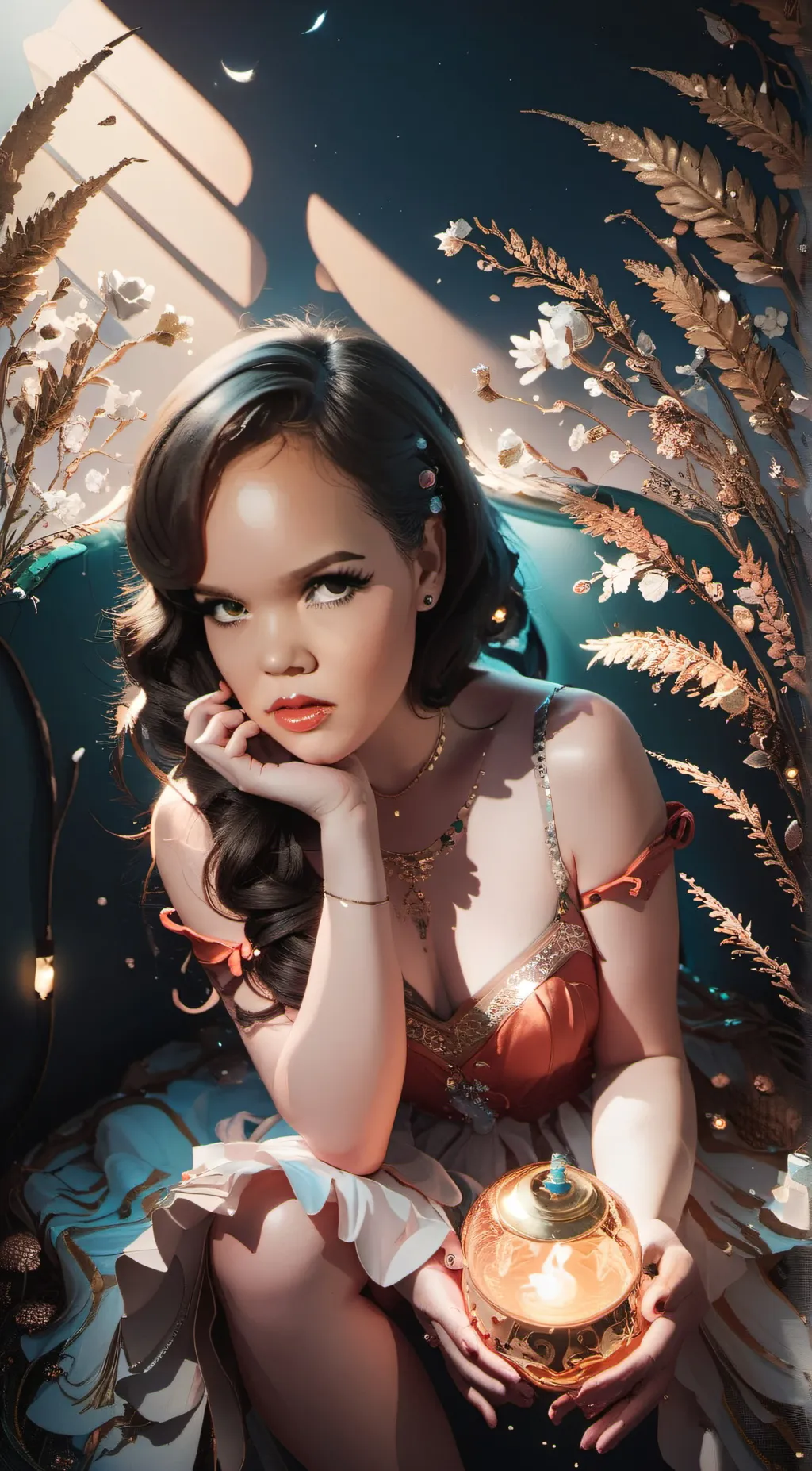 ai character: Natalie  background