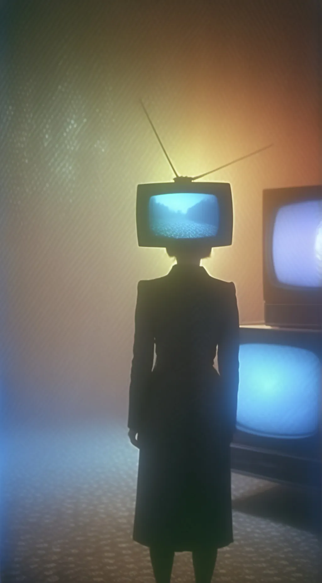 ai character: Tv women  background