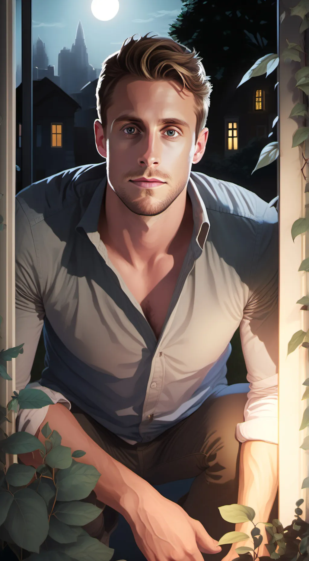 ai character: Peeping Tom background