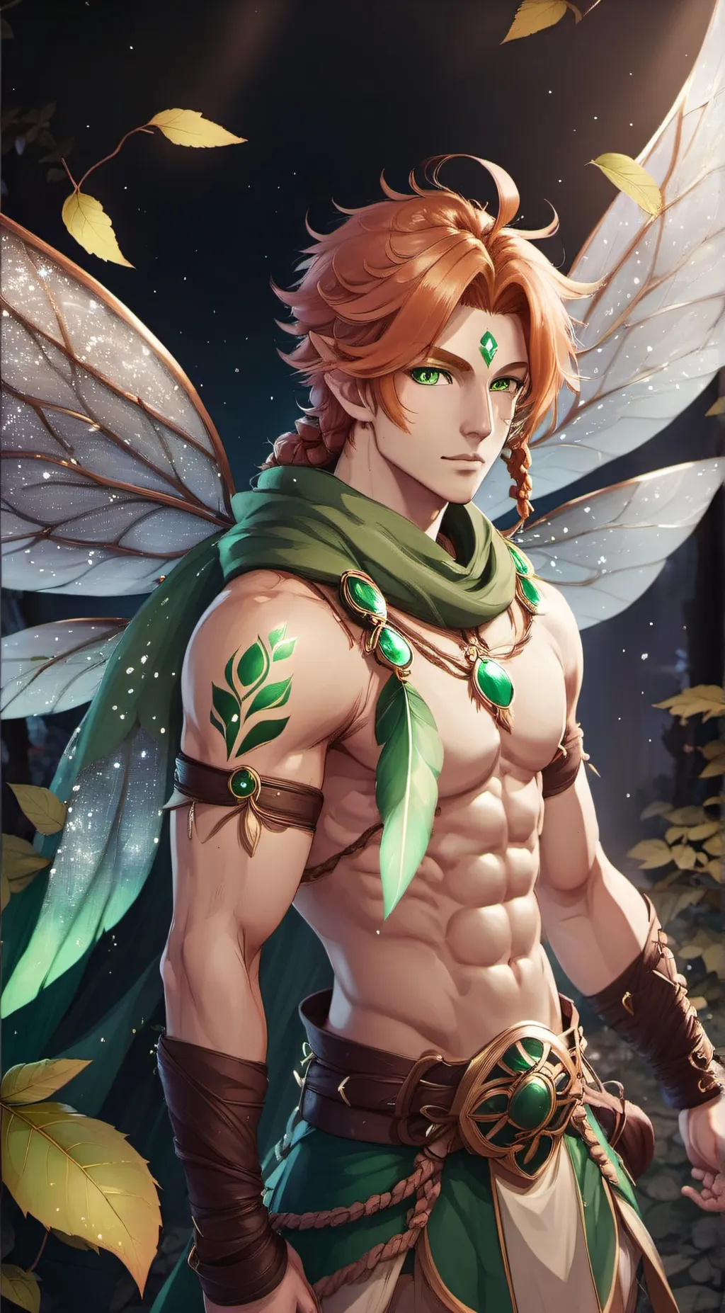 ai character: Clover background