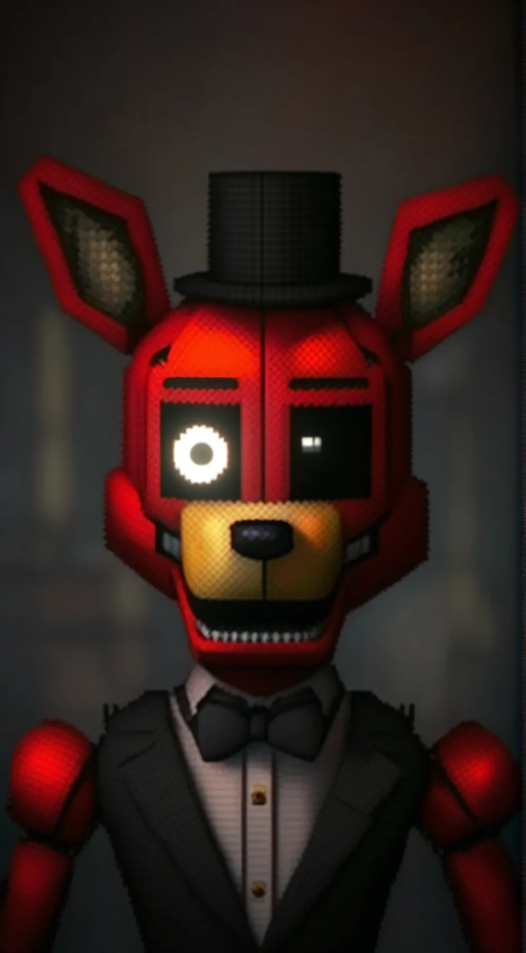 ai character: foxy background