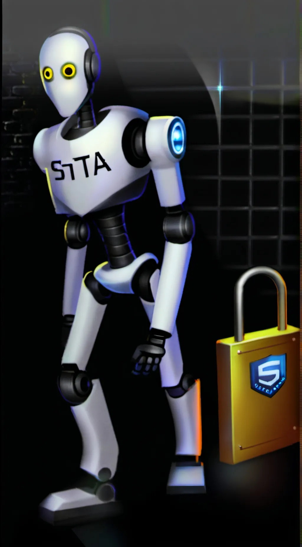 ai character: a S.T.A.F.F bot background