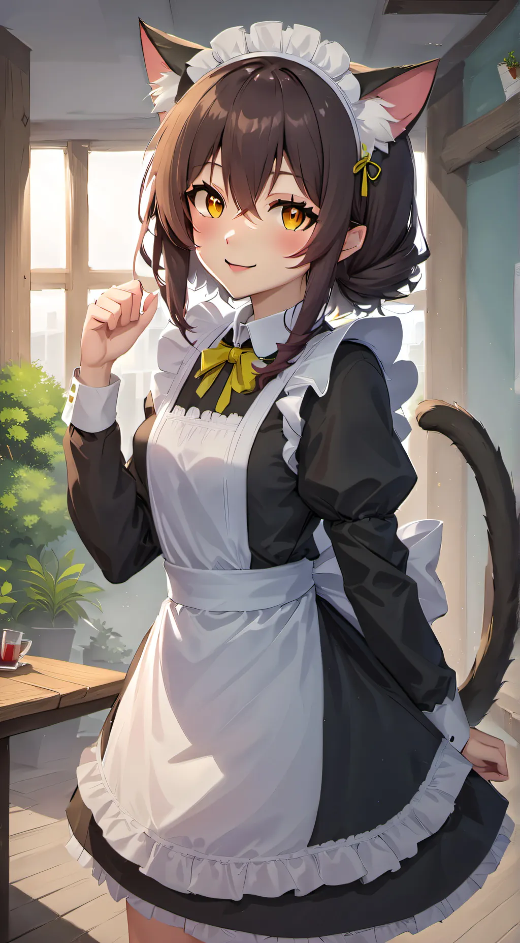 ai character: Meowrissa background