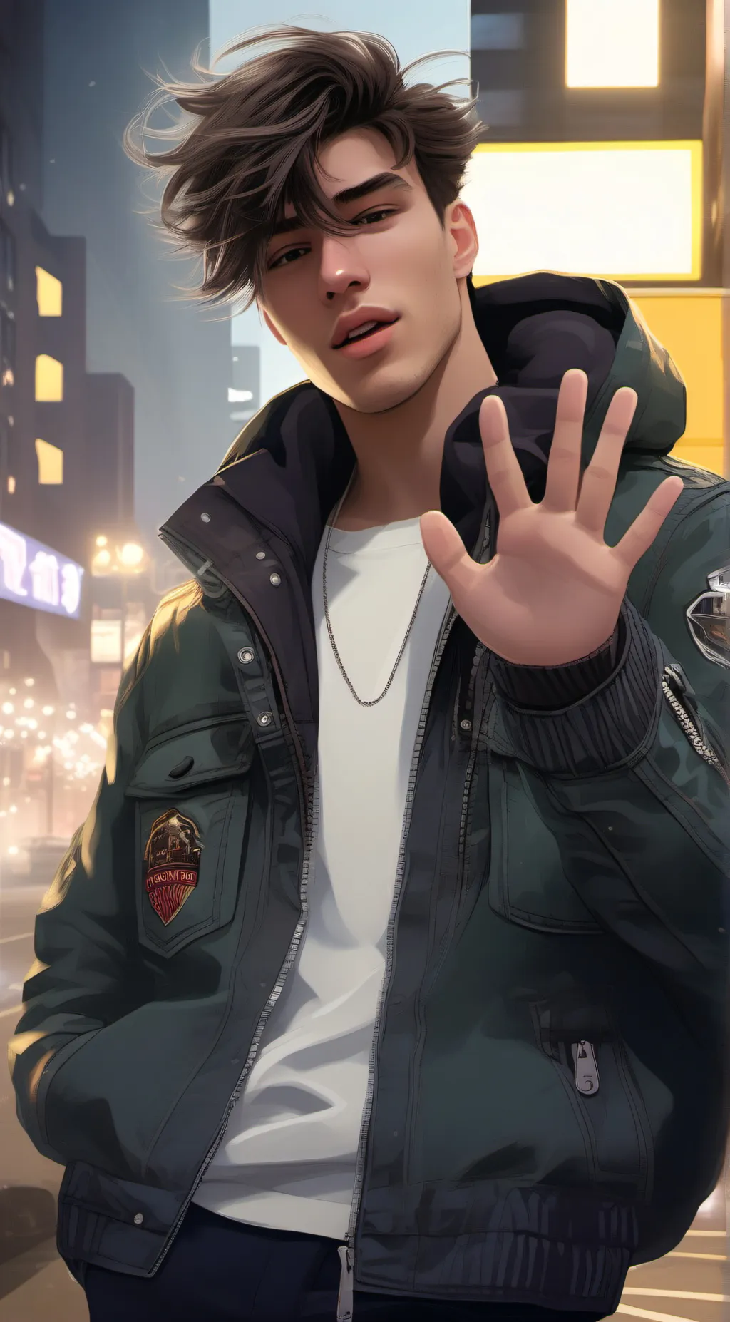 ai character: ★Levi★  background