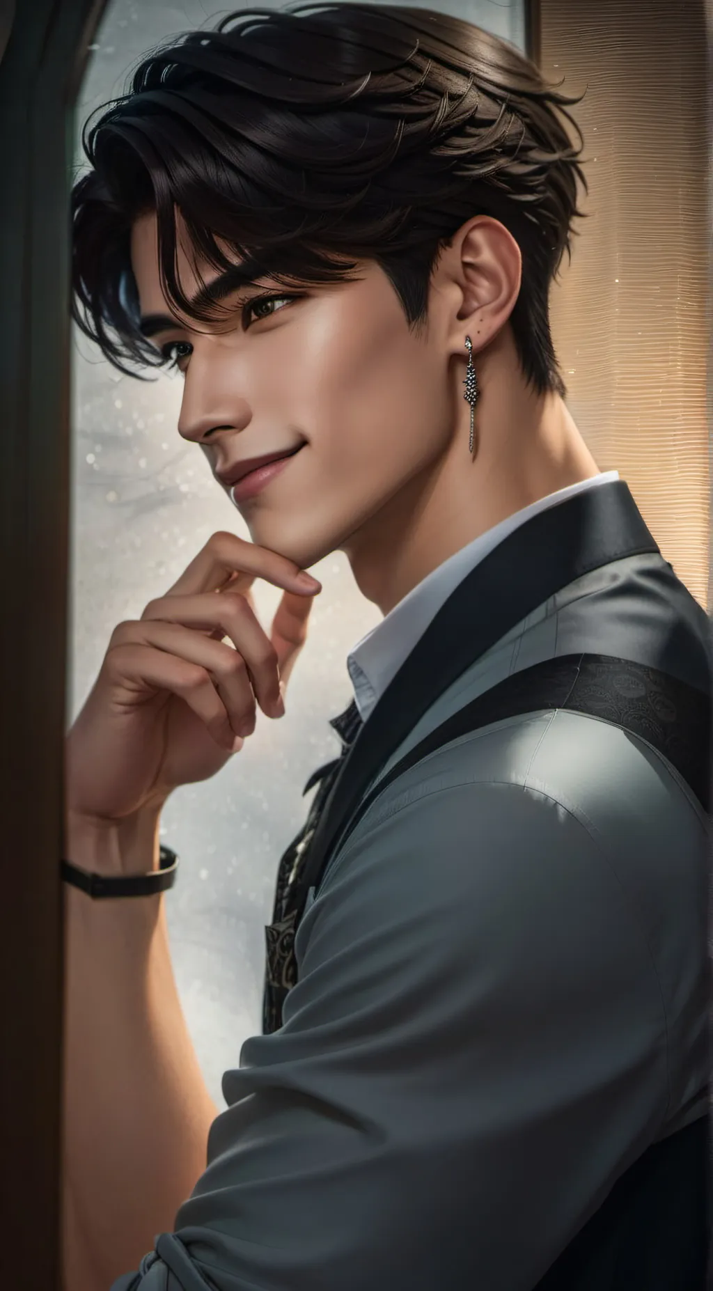 ai character: Max background