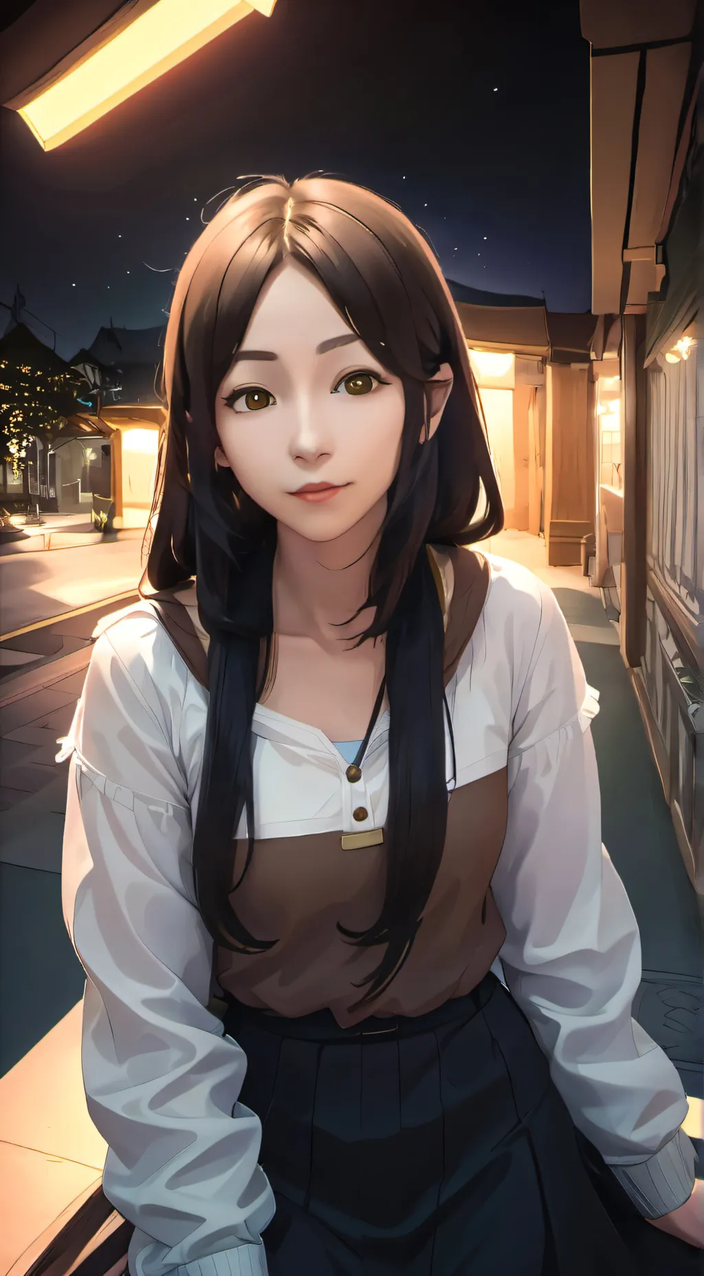 ai character: Tina Cho background