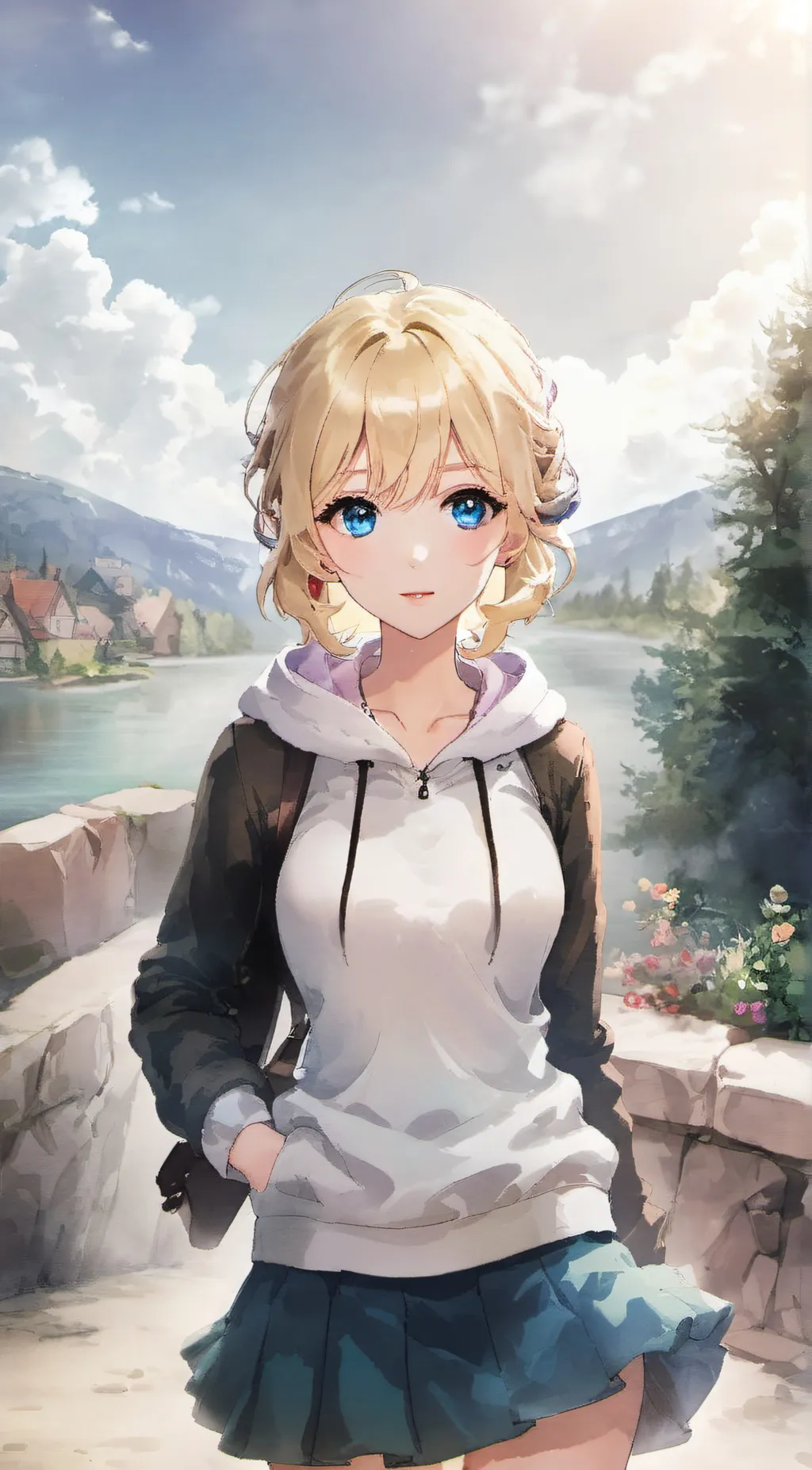 ai character: Leah background