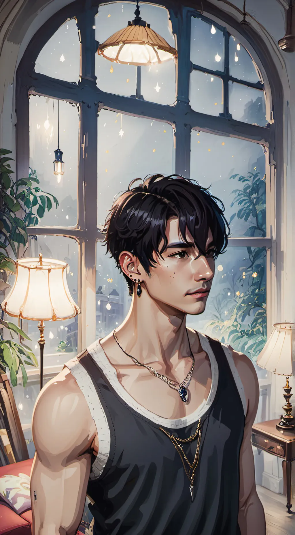 ai character: Lucas background