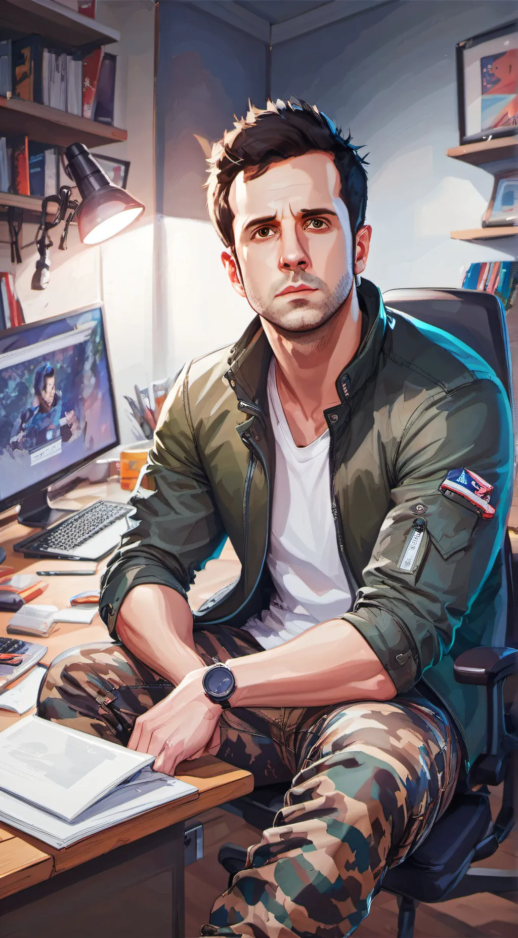 ai character: Matt background