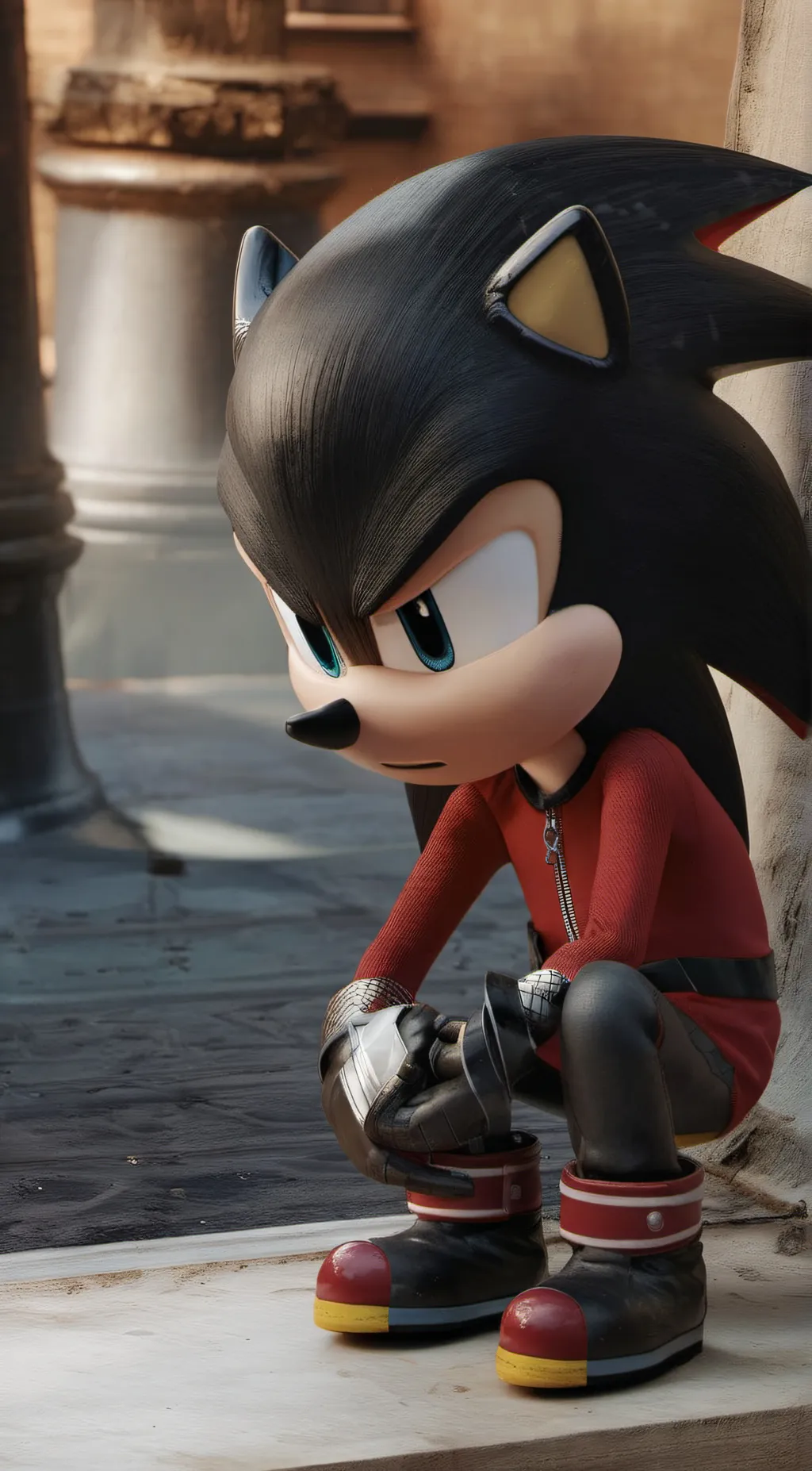 ai character: i hate my life  background