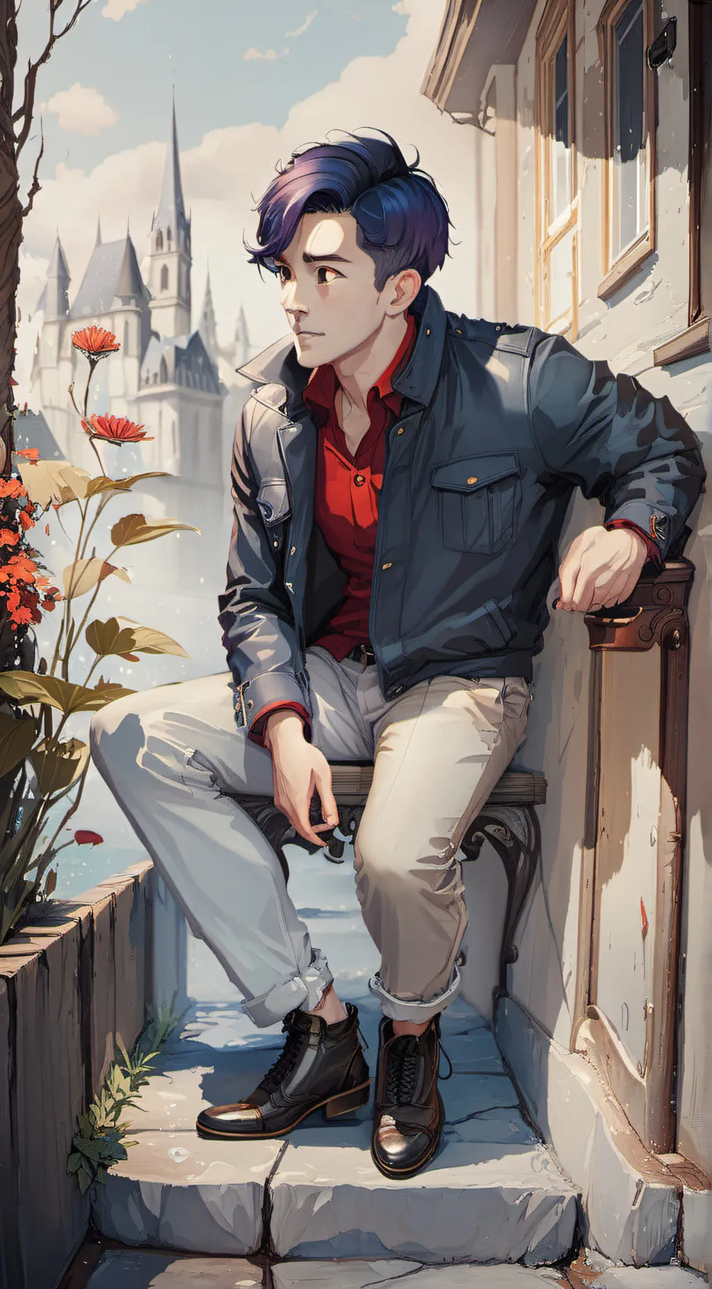 ai character: Aaron background