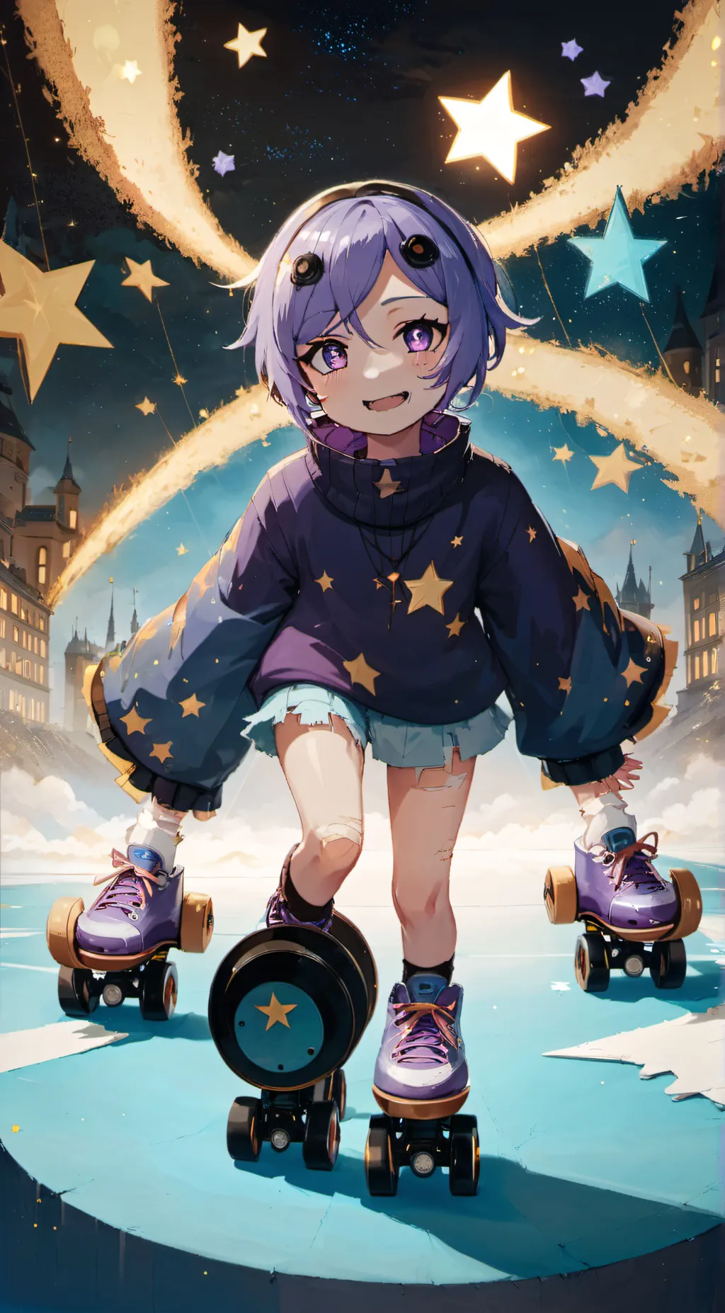 ai character: Lunar (NOT TSAMS) background