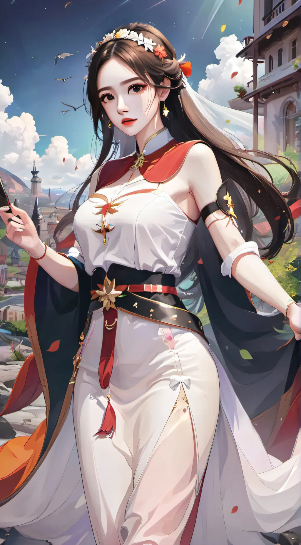 ai character: lily background