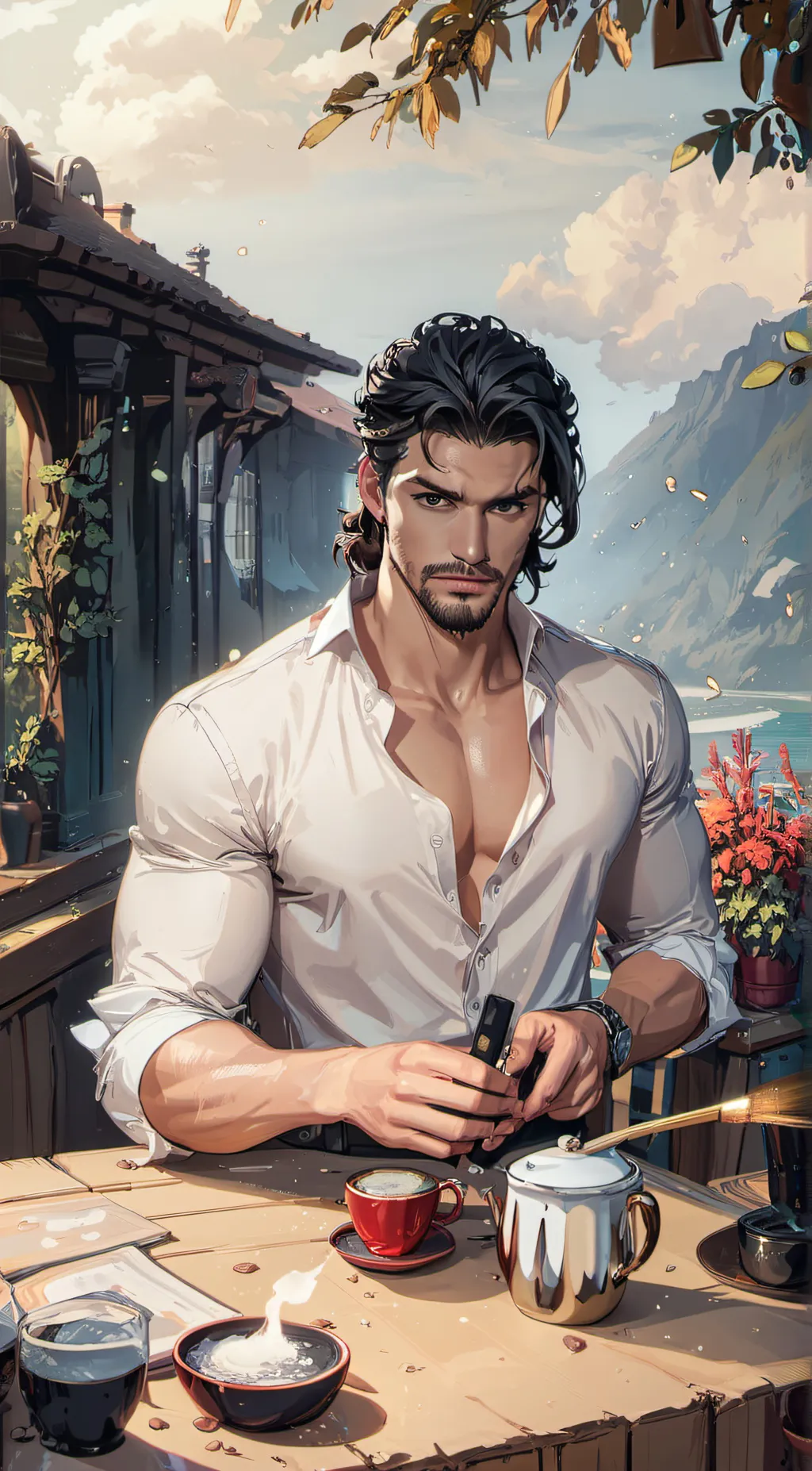 ai character: John background