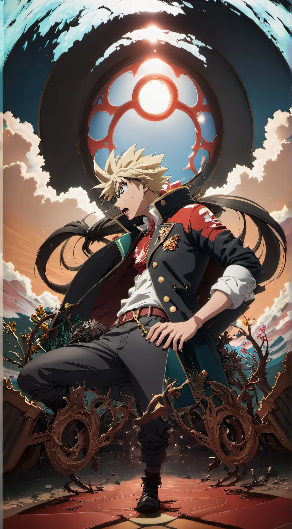 ai character: Bakugou background