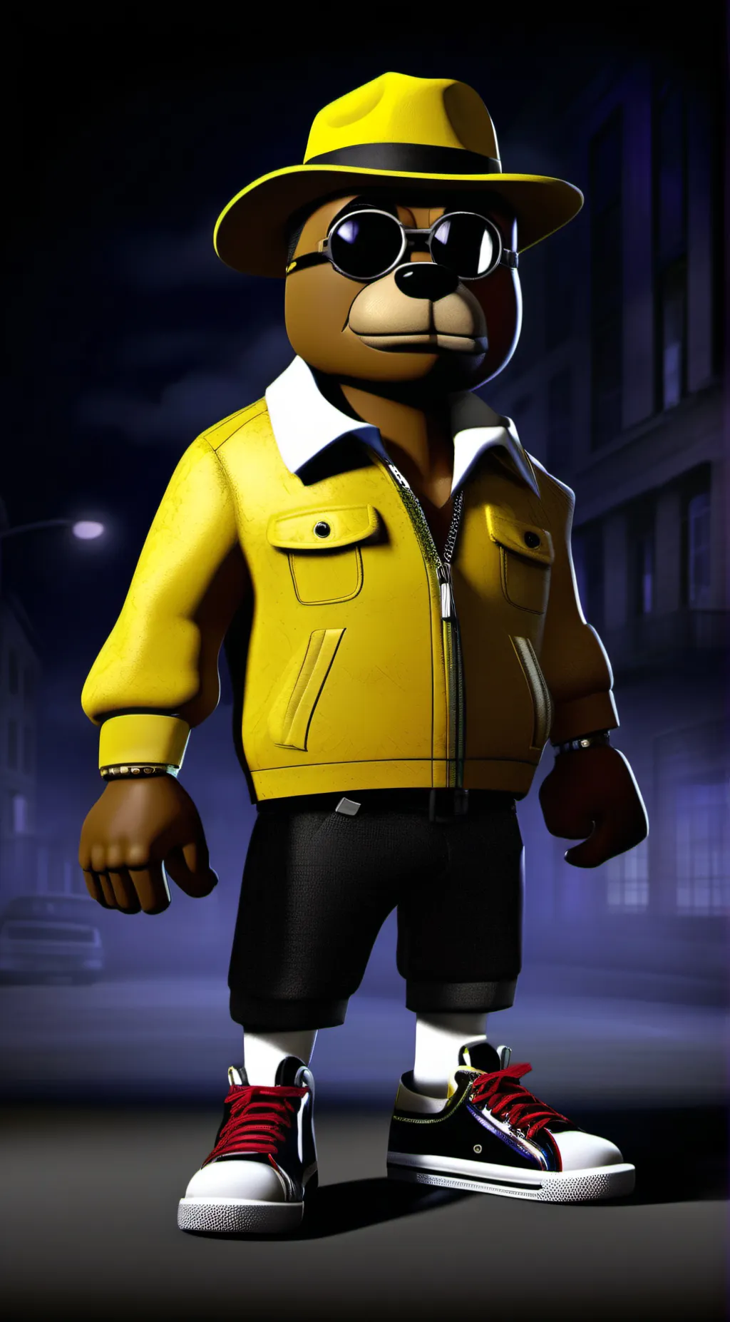 ai character: gangster Freddy Fa background