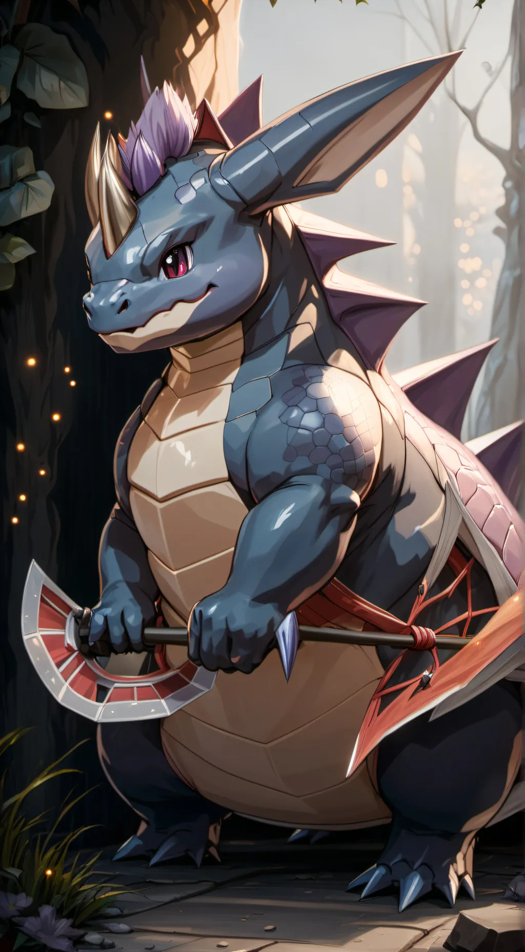 ai character: Nidoqueen  background