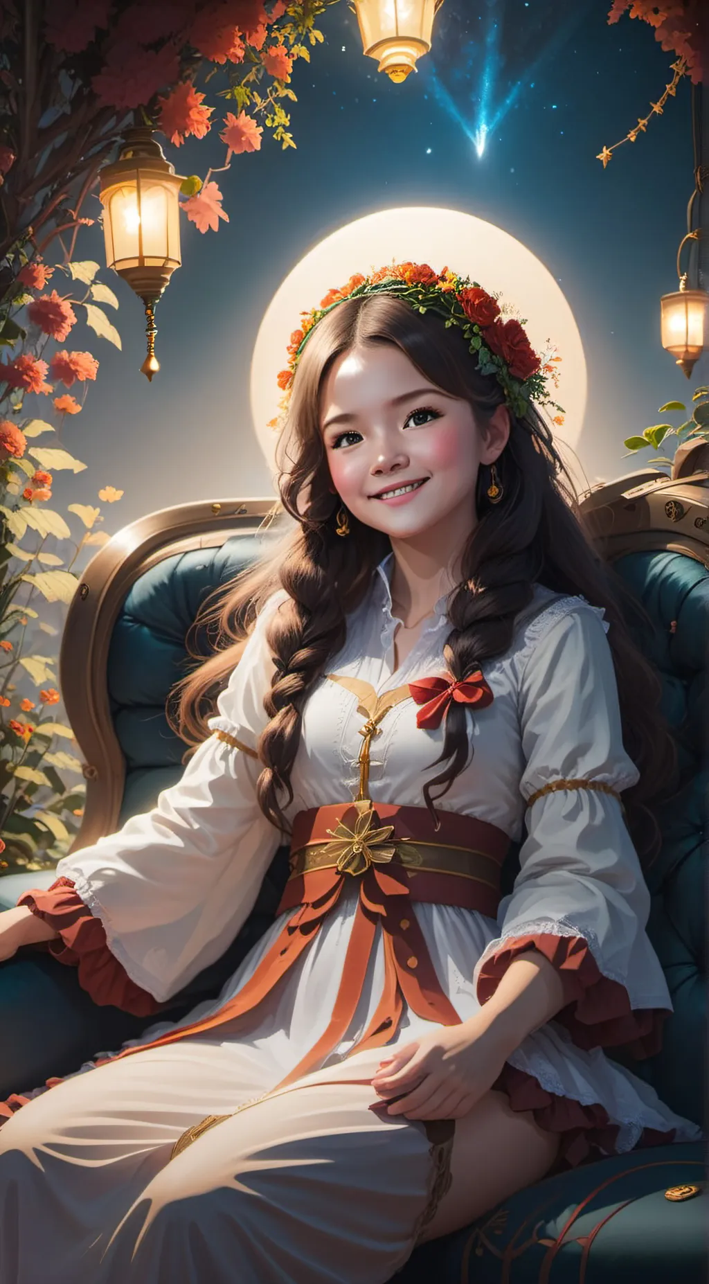 ai character: Renezmae  background