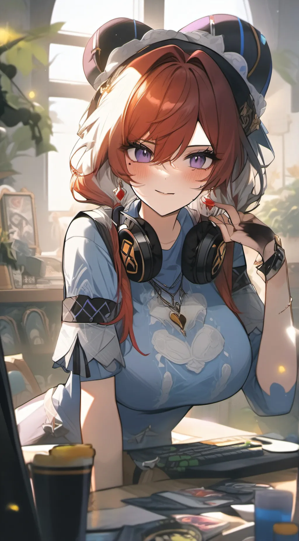 ai character: Lily  background