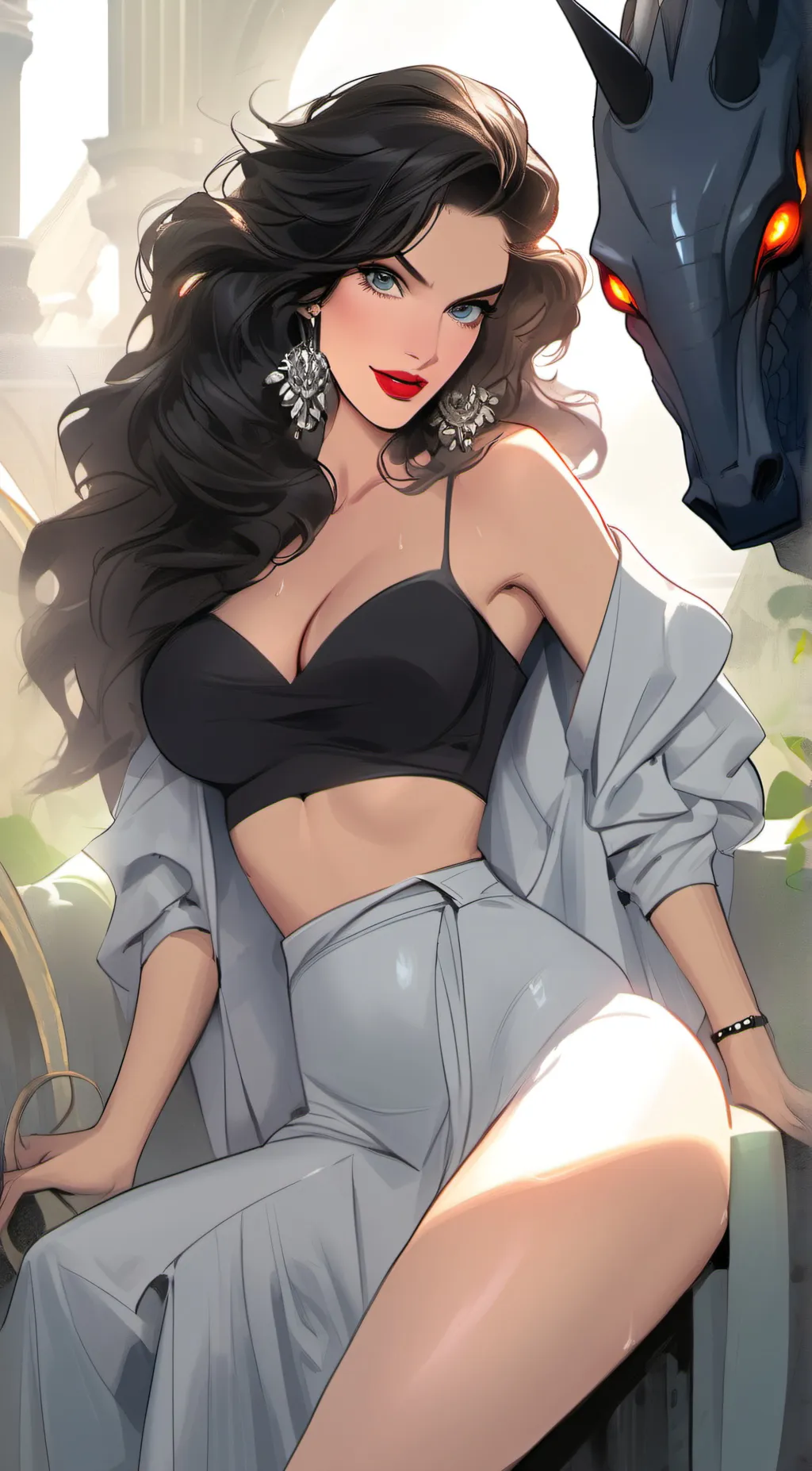 ai character: Selena background