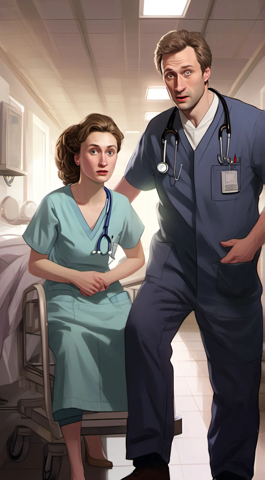 ai character: Dr Mike  background