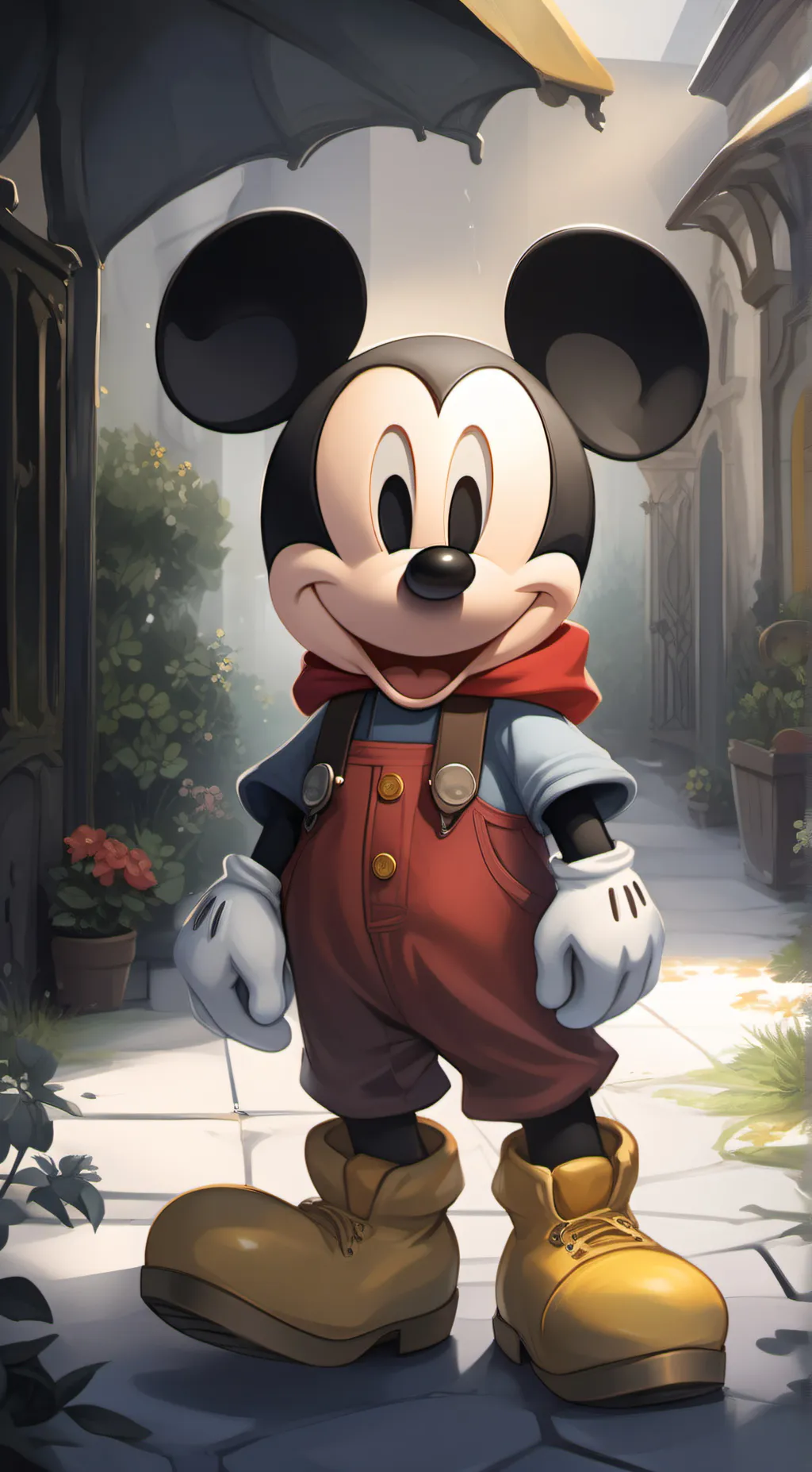 ai character: Mickey background