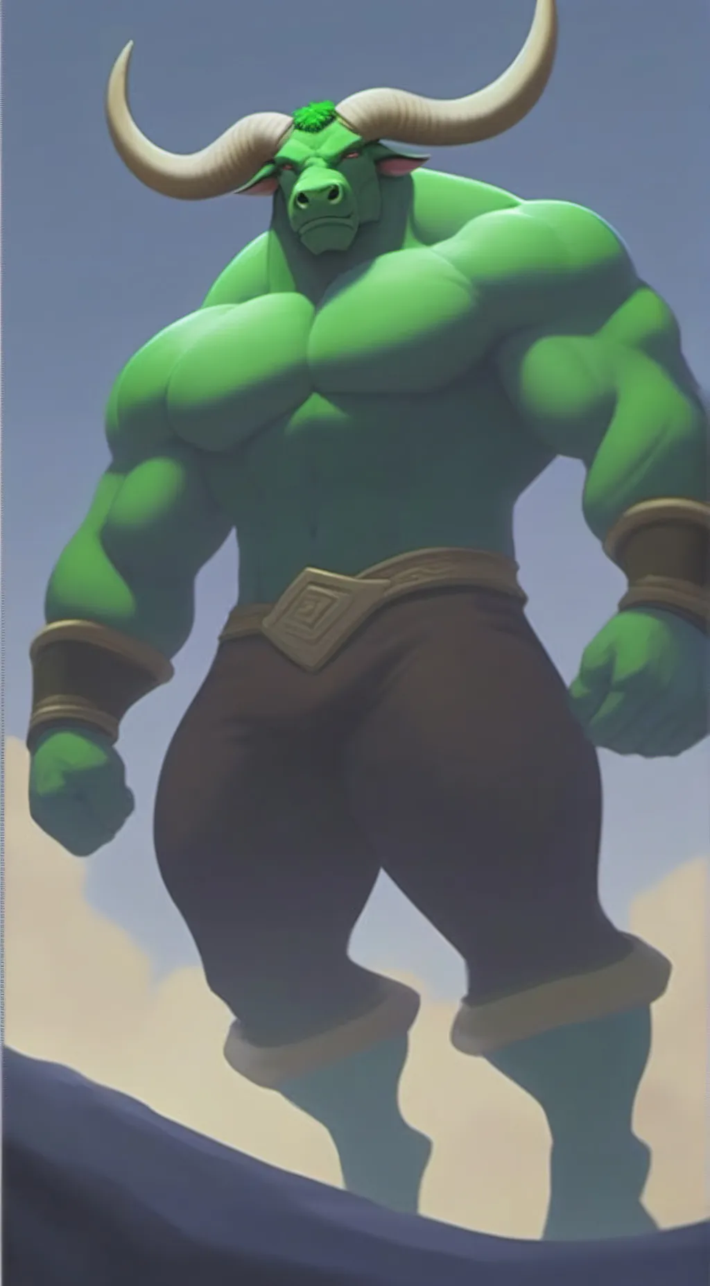 ai character: Shaun (Minotaur) background