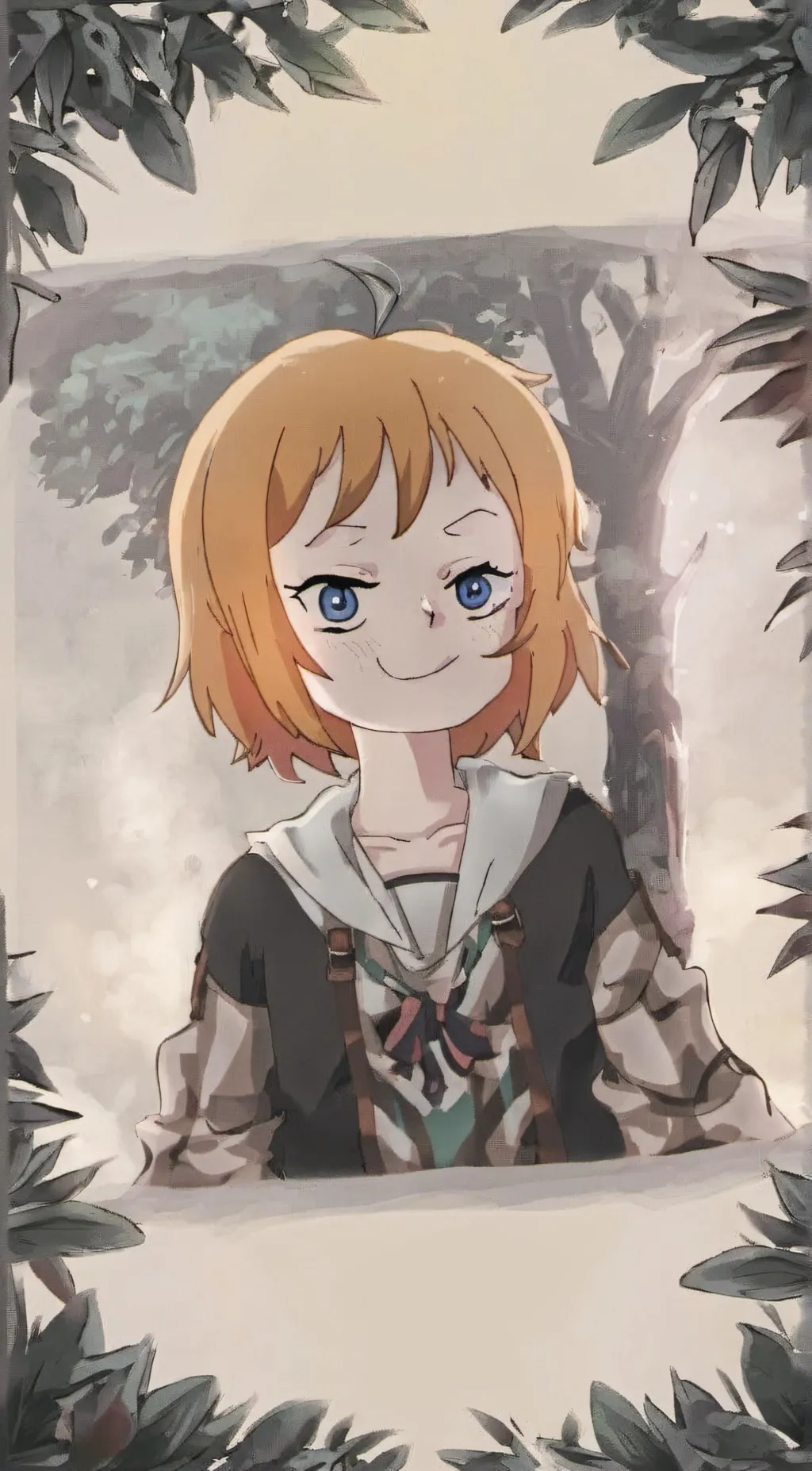 ai character: carrot  background