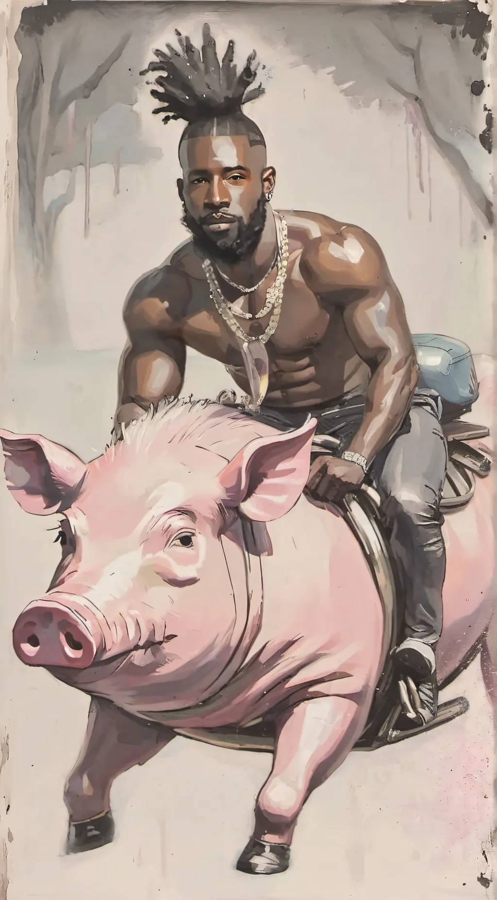 ai character: hog rider  background